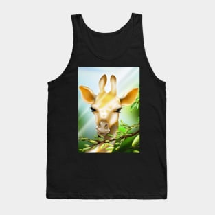 white giraffe sophie Tank Top